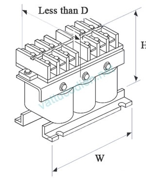 DC REACTOR FR-HAL-H 400V 37K